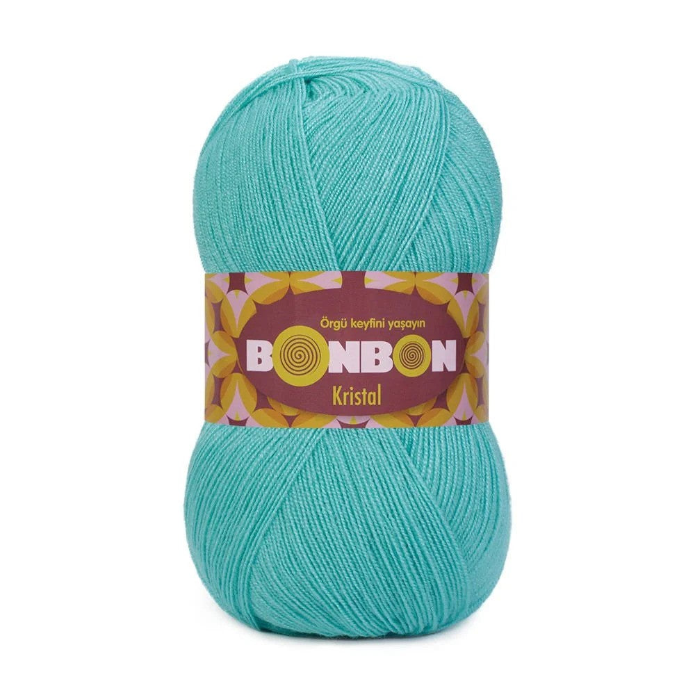 Bonbon kristal yarn, crochet and knitting fiber yarn, hobbyshopy