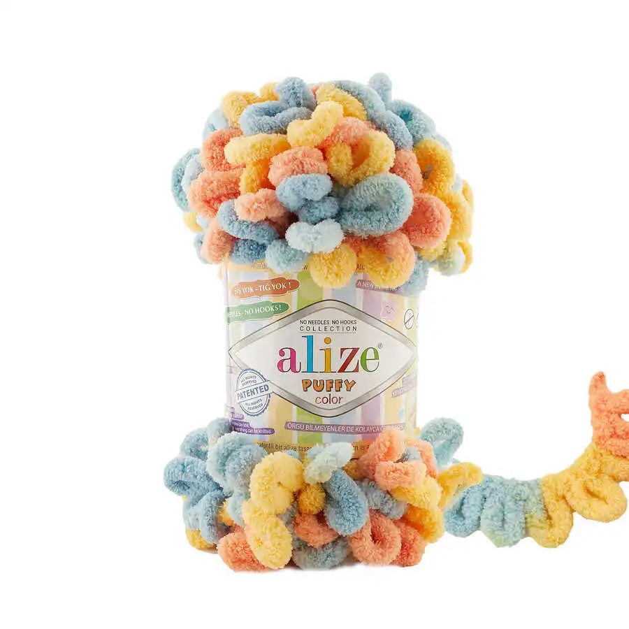 Alize Puffy Color Yarn Finger Knitting Amigurumi