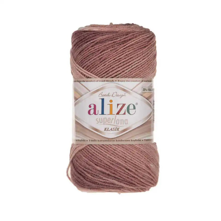 Alize Superlana Klasik Batik Yarn, Crochet, knitting, hobbyshopy