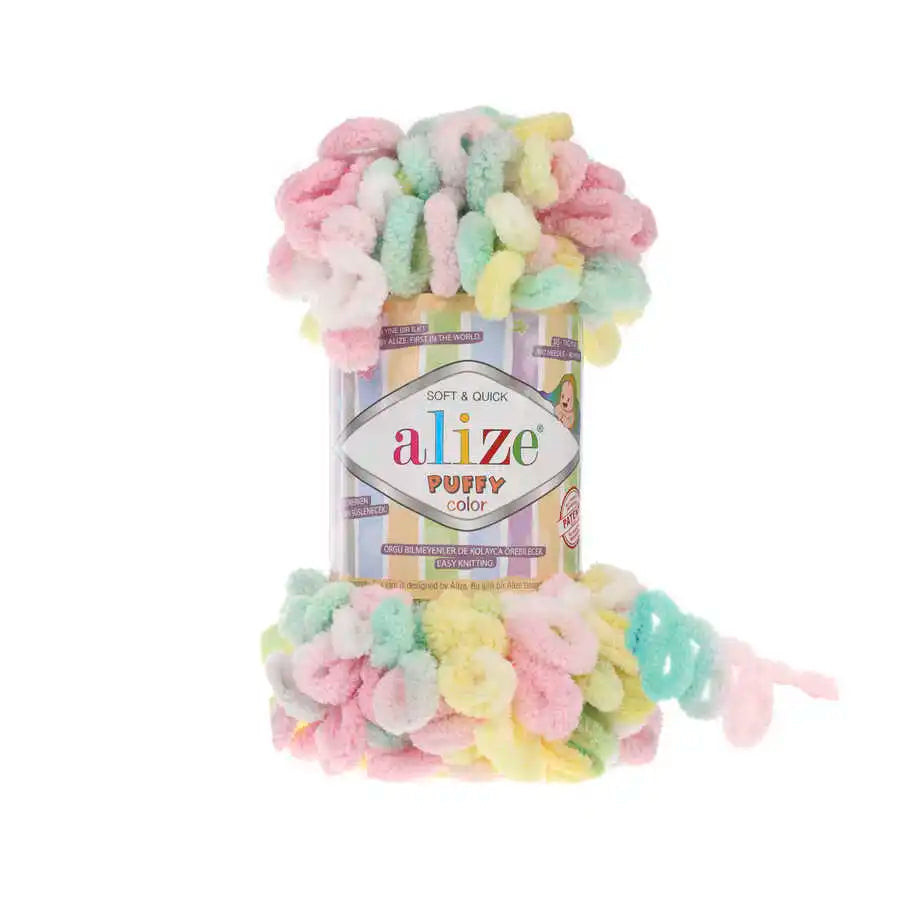 Alize Puffy Color Yarn Finger Knitting Amigurumi