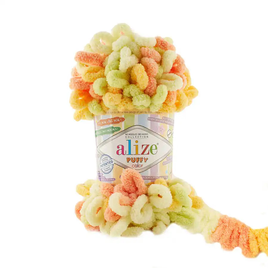 Alize Puffy Color Yarn Finger Knitting Amigurumi