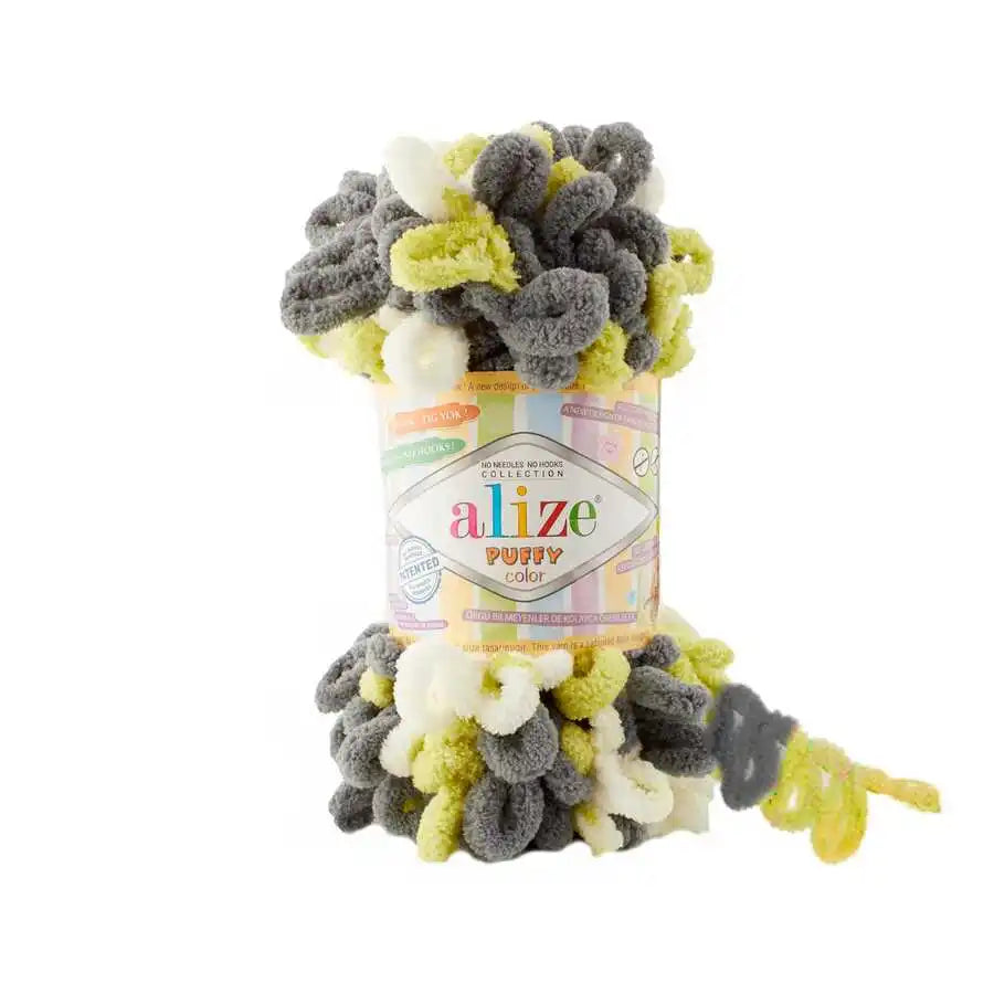 Alize Puffy Color Yarn Finger Knitting Amigurumi