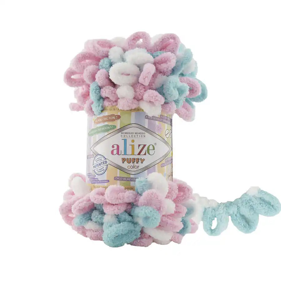 Alize Puffy Color Yarn Finger Knitting Amigurumi