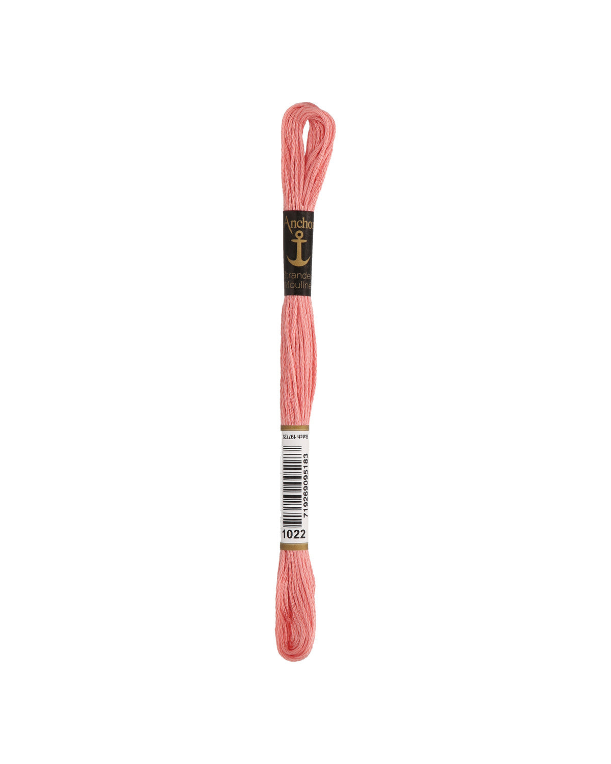 Anchor Mouline embroidery floss color 1022, 100% cotton 8 m 6-strand thread