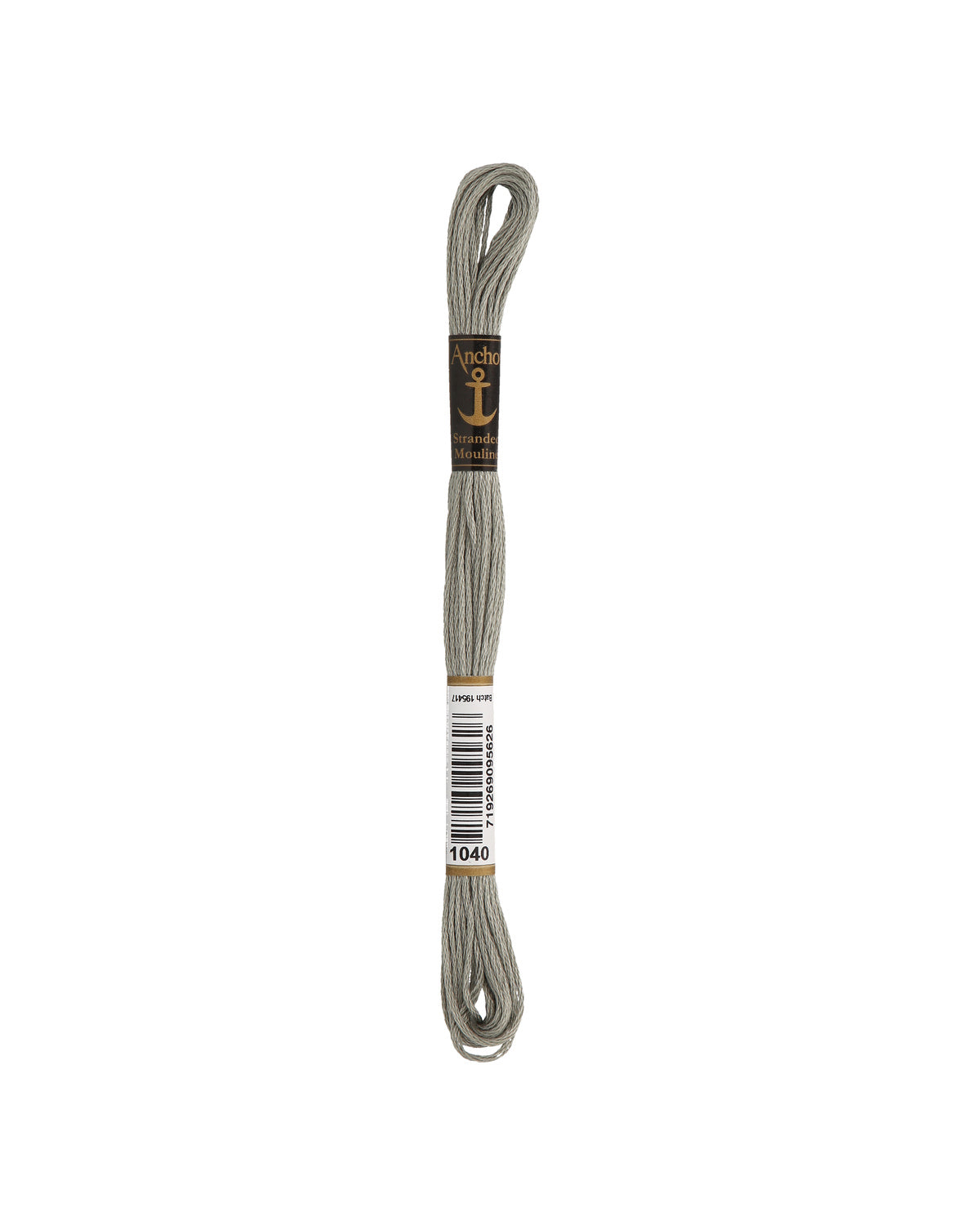 Anchor Mouline embroidery floss color 1040, 100% cotton 8 m 6-strand thread