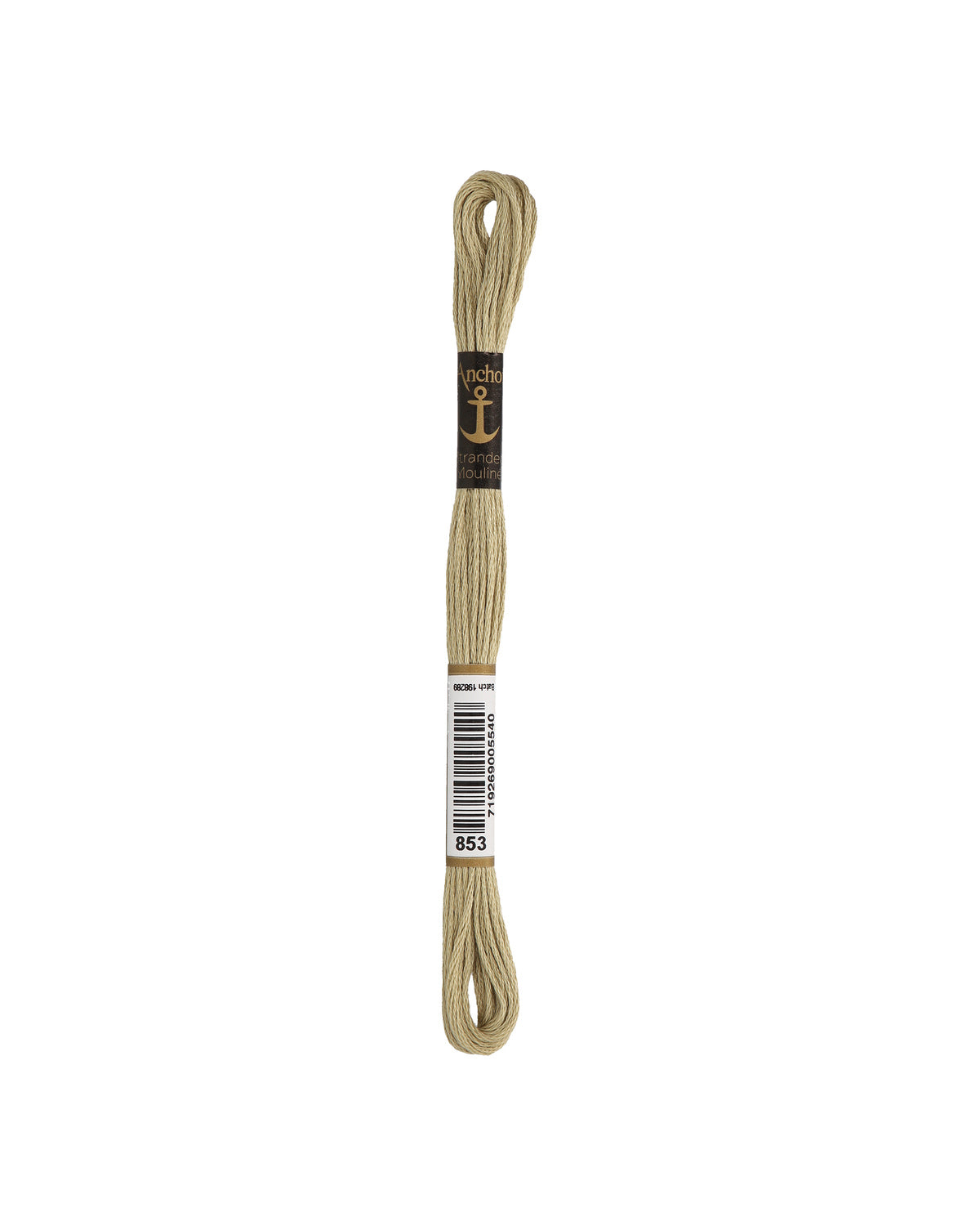 Anchor Mouline embroidery floss color 853, 100% cotton 8 m 6-strand thread