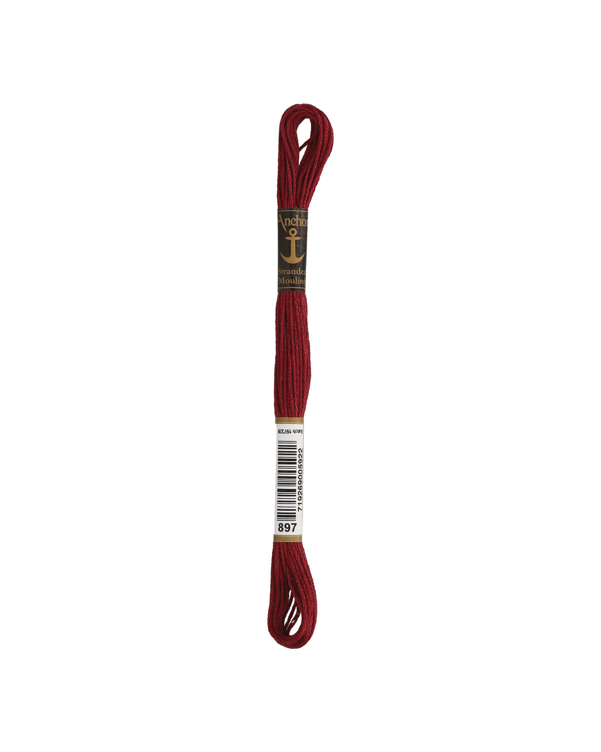 Anchor Mouline embroidery floss color 897, 100% cotton 8 m 6-strand thread