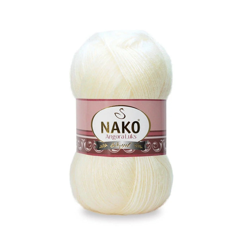 Nako Angora Luks Hand Knitting, Crochet Wool Yarn, Hobbyshopy
