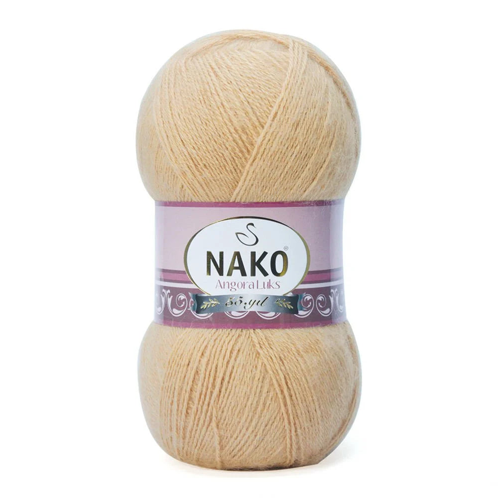 Nako Angora Luks Hand Knitting, Crochet Wool Yarn, Hobbyshopy