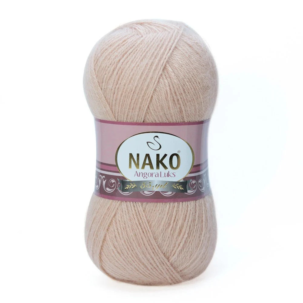 Nako Angora Luks Hand Knitting, Crochet Wool Yarn, Hobbyshopy