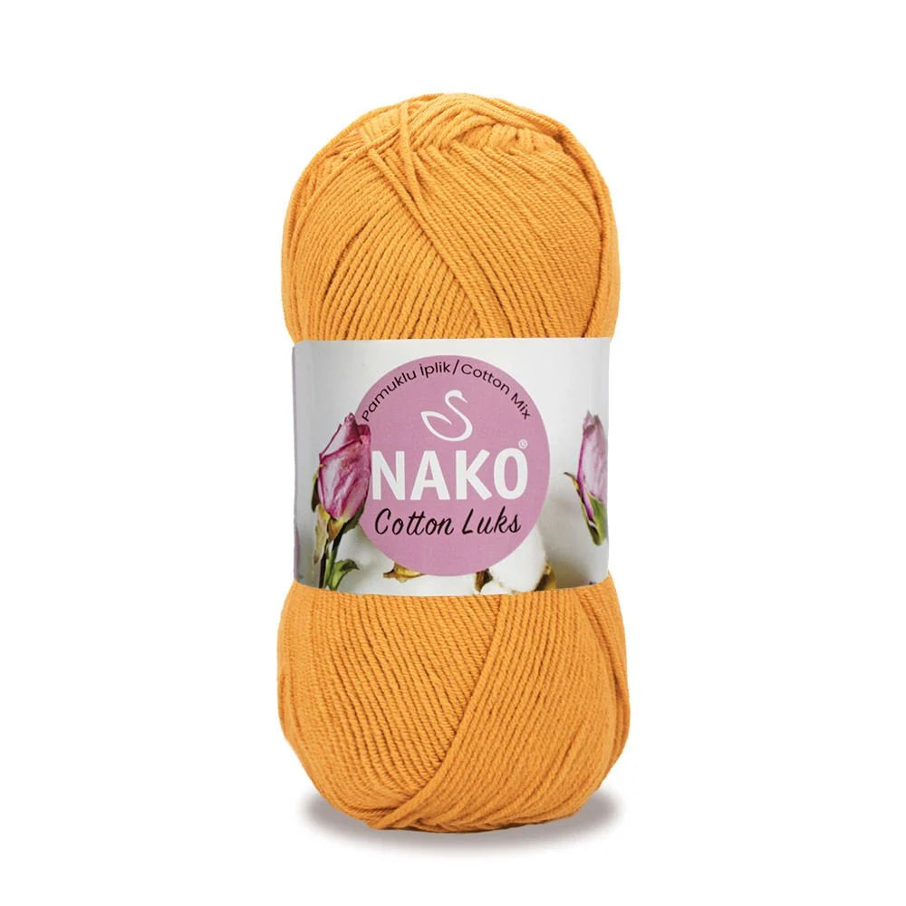 Nako Cotton Luks, cotton yarn, hand knitting, crochet, amigrumi
