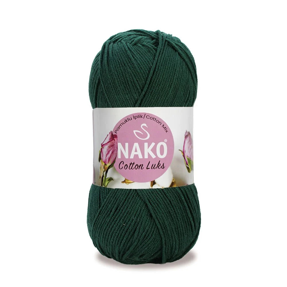 Nako Cotton Luks, cotton yarn, hand knitting, crochet, amigrumi