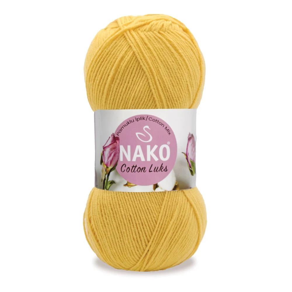 Nako Cotton Luks, cotton yarn, hand knitting, crochet, amigrumi
