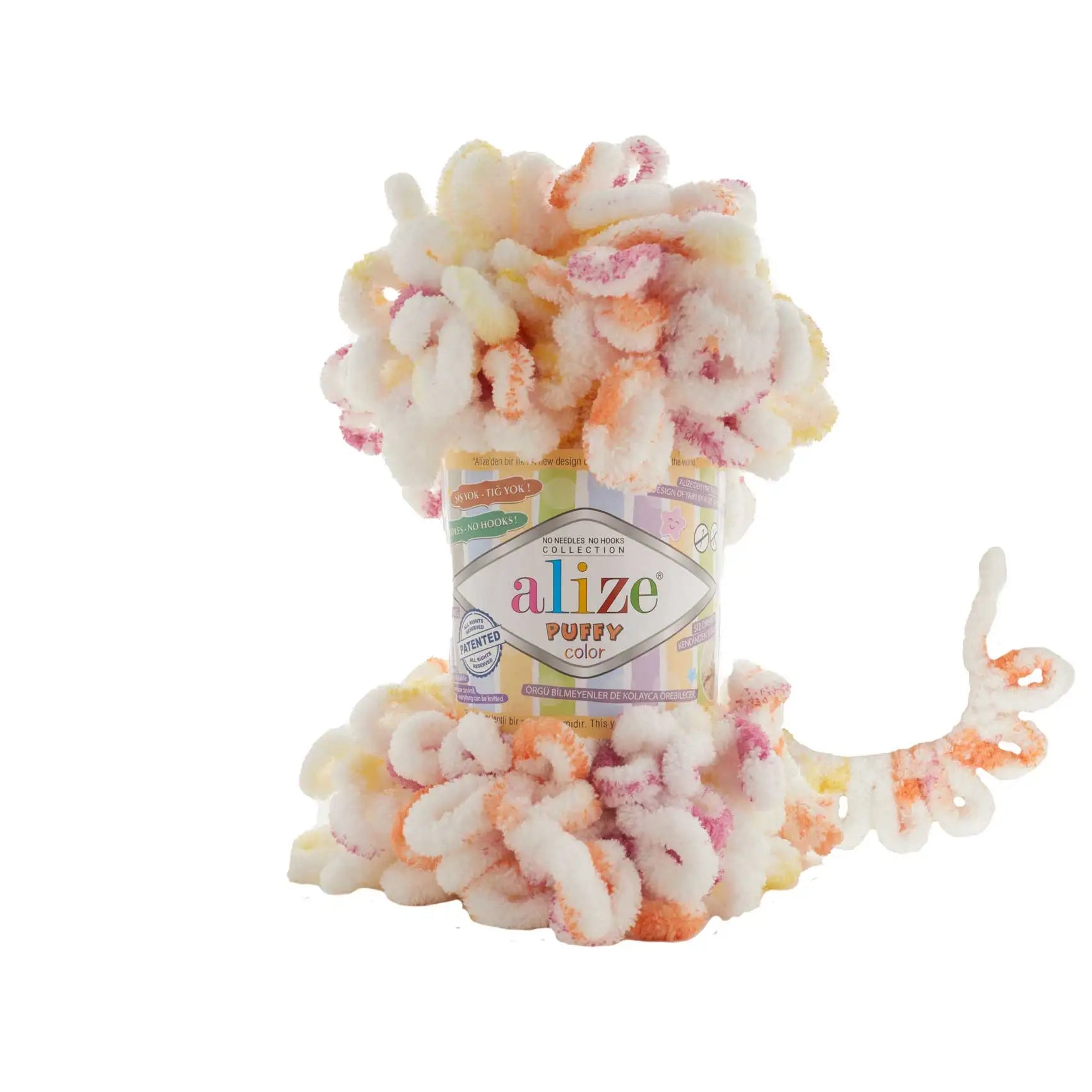 Alize Puffy Color Yarn Finger Knitting Amigurumi