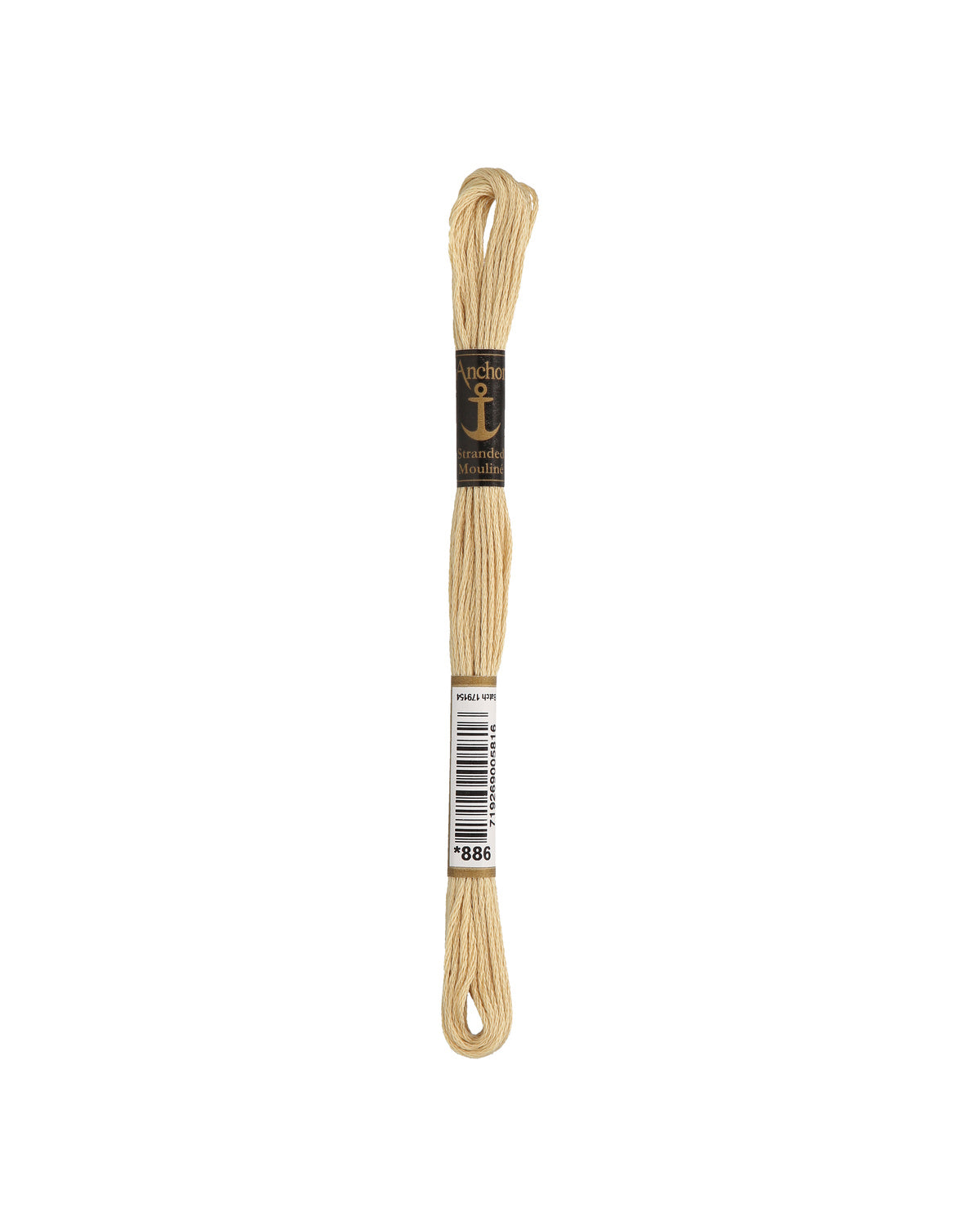 Anchor Mouline embroidery floss color 886, 100% cotton 8 m 6-strand thread