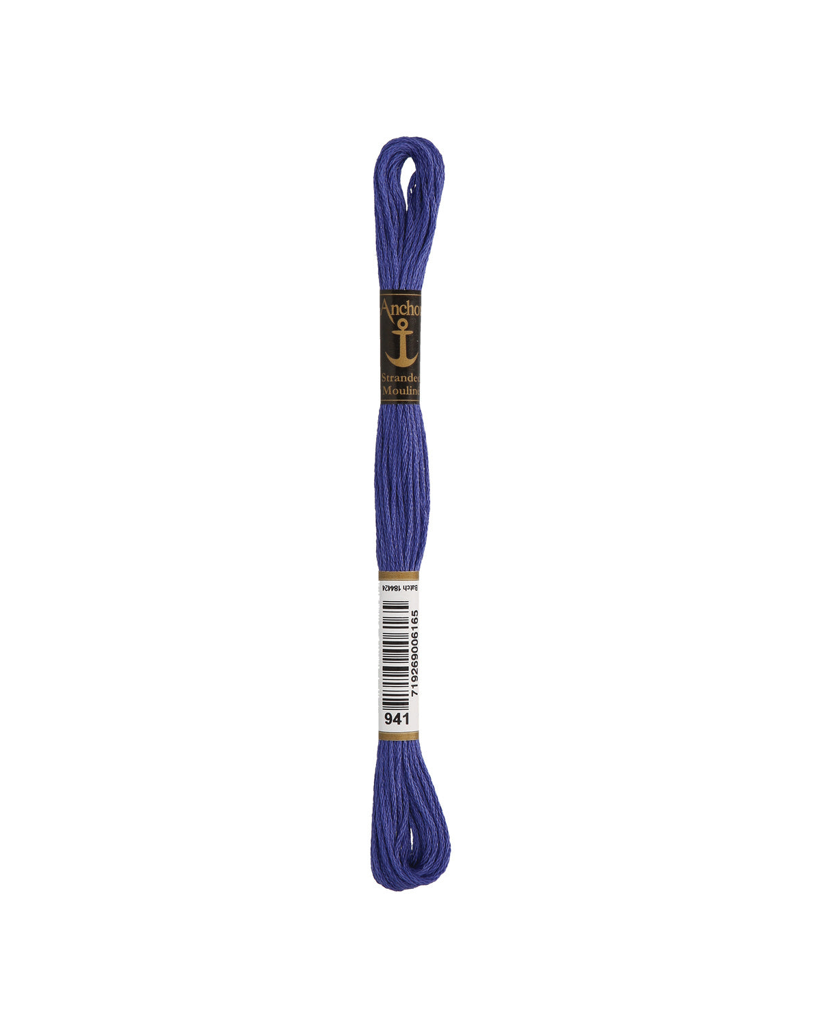 Anchor Mouline embroidery floss color 941, 100% cotton 8 m 6-strand thread